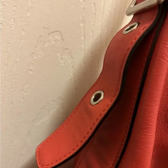 Coach Red Leather Legacy Hobo Women's Bag - Picture 5 of 16
